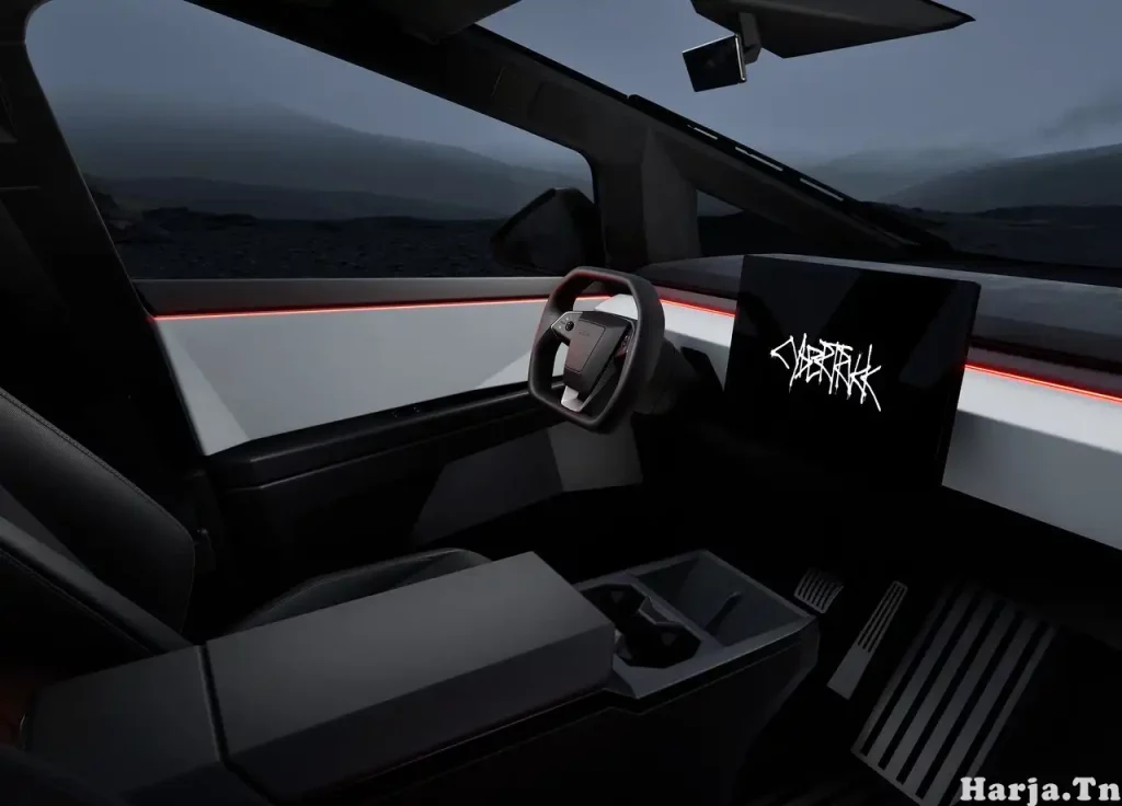 2024 Tesla Cybertruck Interior Design: Minimalism Meets Futurism